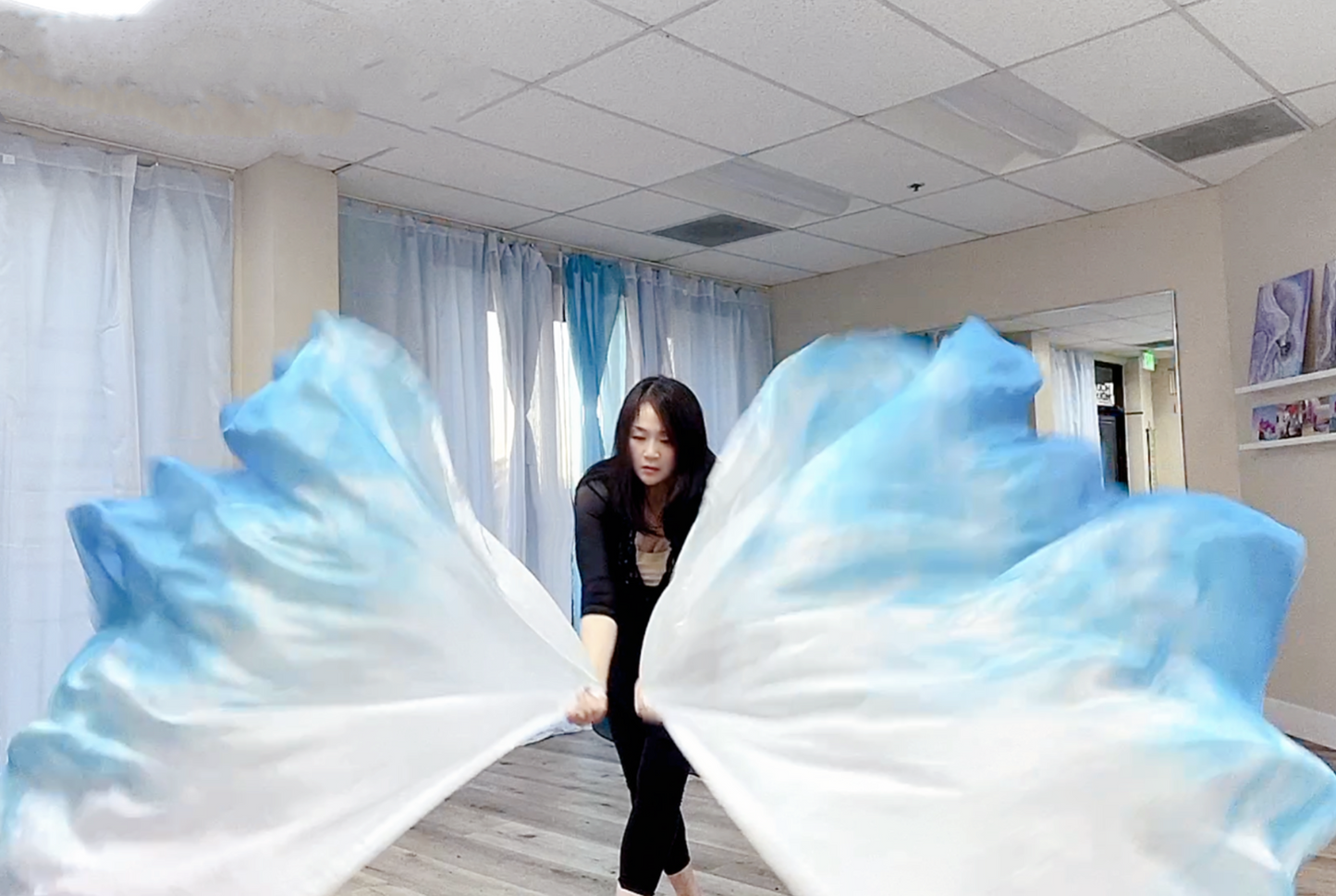 [Heavenly Flower] 100% Silk Flags (made to order)