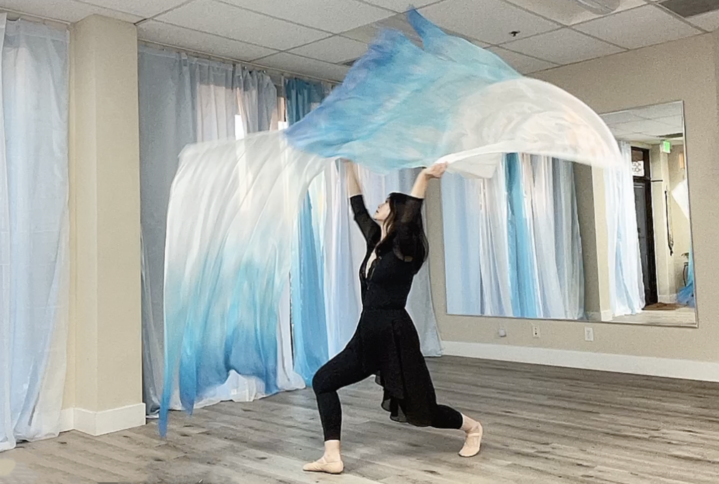 [Abiding in You] 100% Silk Flags (made to order)